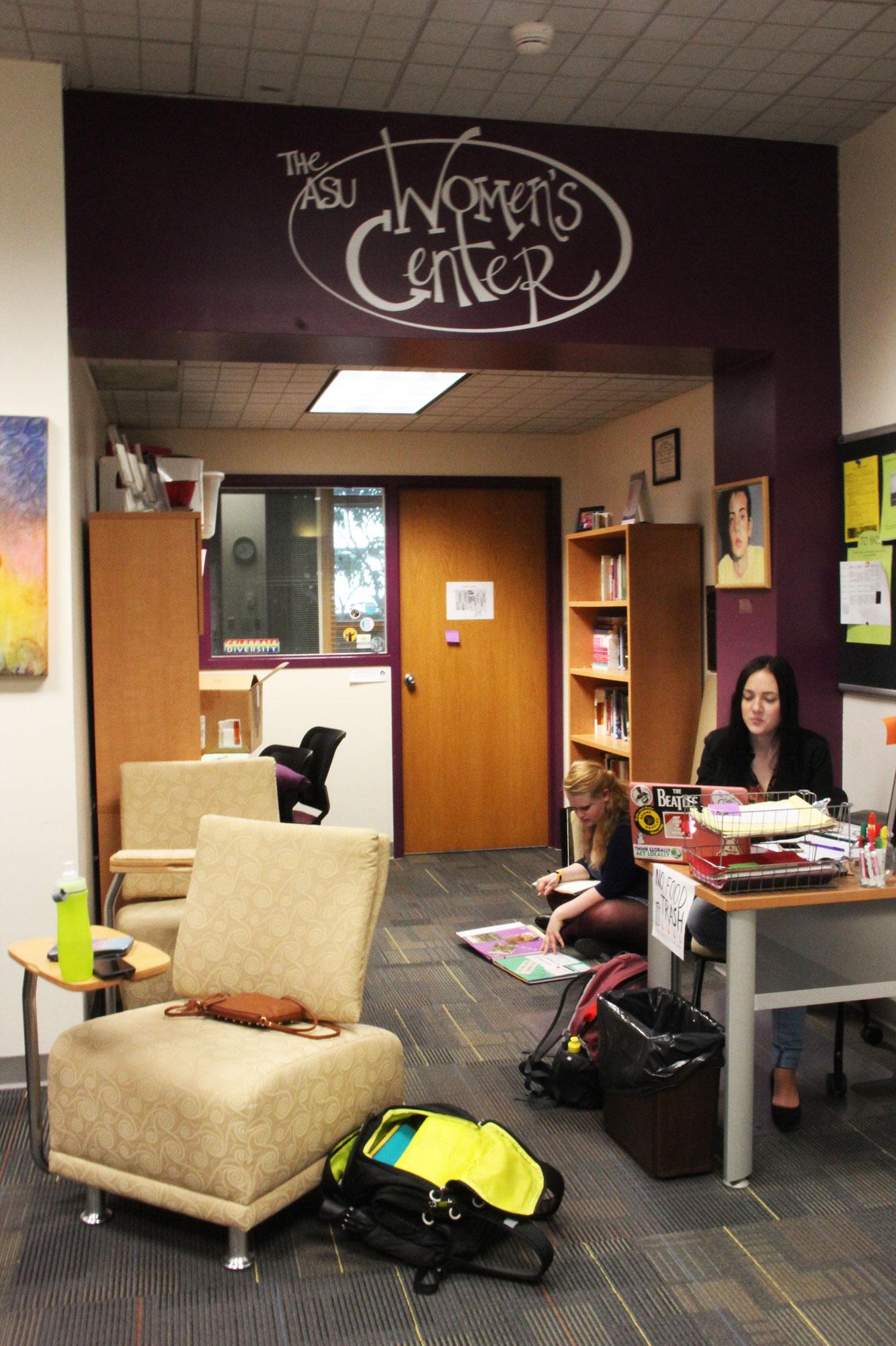 Volunteers at the Women's Center work one-hour desk shifts, answer questions and address concerns from students, faculty and staff. Alex Gates | The Appalachian