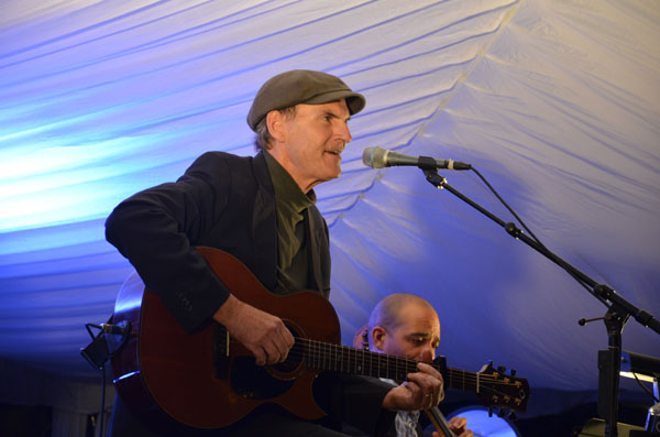 N.C. native James Taylor performed in Blowing Rock at Westglow Resort and Spa Friday as part of a tour to raise funding for President Barack Obamas campaign. Michael Bragg | The Appalachian