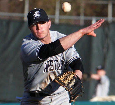 Junior infielder Noah Holmes warms up pregame as App State prepares for their contest against N.C. State. The Mountaineers won 6-3. Maggie Hobson | Courtesy Photo