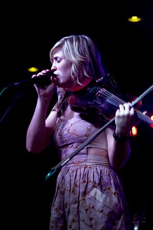 Katherine Ririe, vocalist and fiddler of the band SalemSpeaks, performs in last year’s Battle of the Bands. This year’s show will take place Thursday Feb. 28 at Legends. Courtney Roskos | The Appalachian