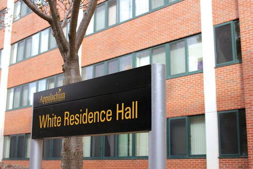 A student was found dead in White Residence Hall Wednesday afternoon. No foul play is expected. Paul Heckert | The Appalachian