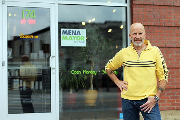 Mayoral candidate John Mena. Photo by Molly Cogburn | The Appalachian