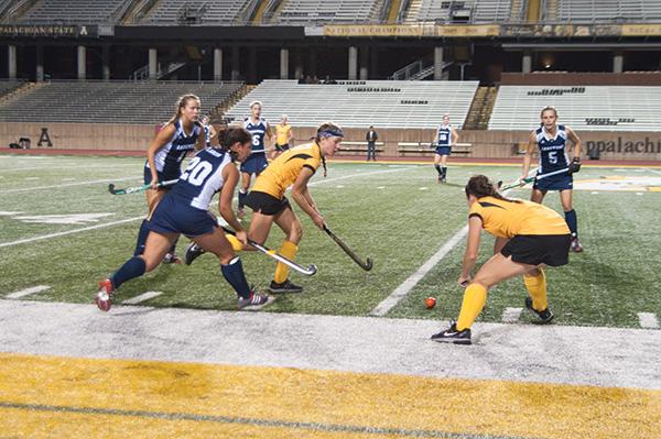 Construction on a new field hockey stadium began earlier this fall. Photo by Nicole Debartolo | The Appalachian