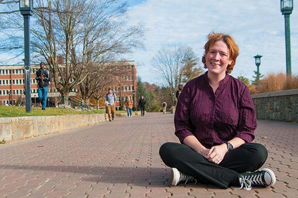 Graduate student Sarah Magness was homeless for several months before attending Appalachian. Photo by Molly Cogburn | The Appalachian