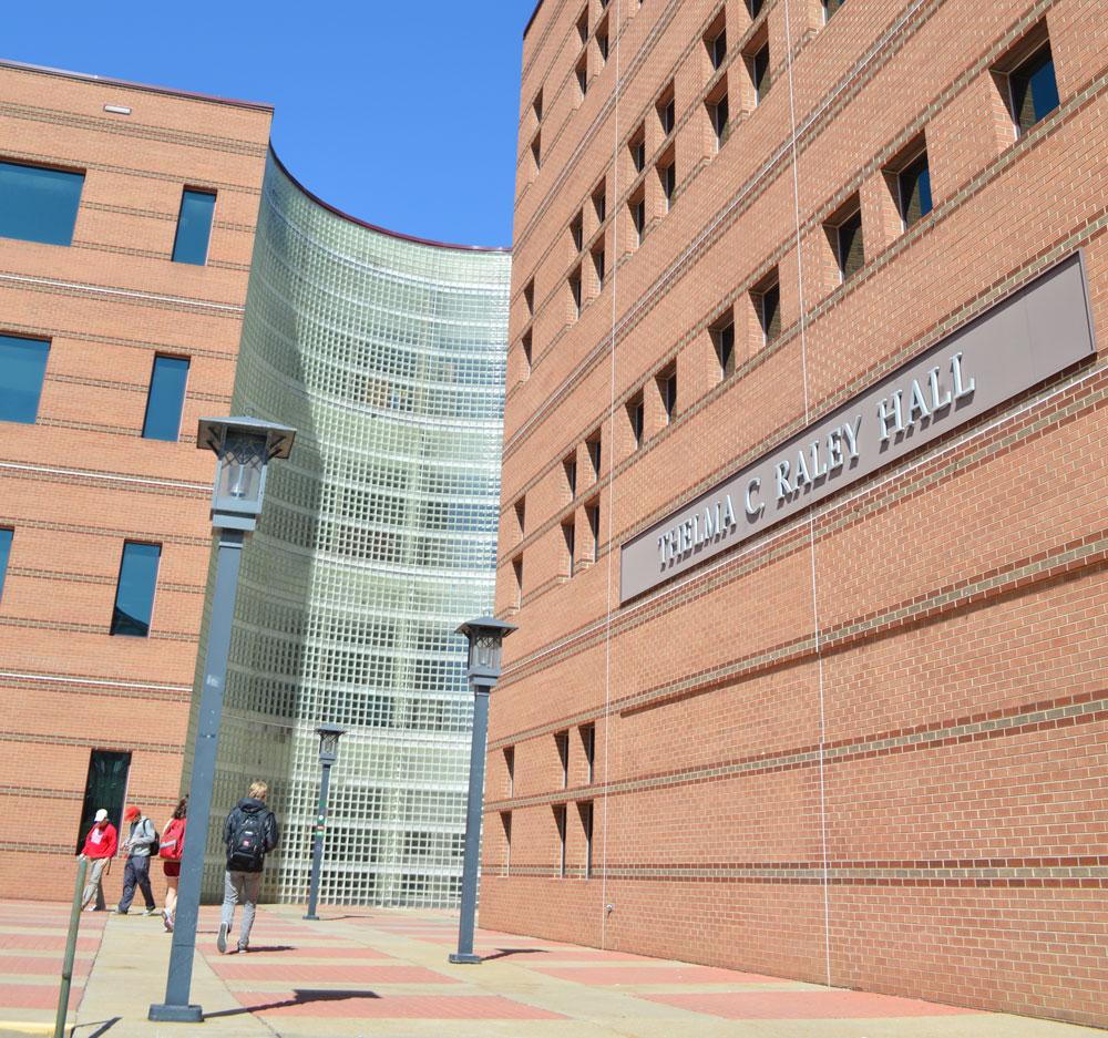 The Walker College of Business, housed in Thelma C. Raley Hall, is in the planning process for renovations and expansion to the building that may begin as early as 2015.  Photo by Aneisy Cardo  |  The Appalachian