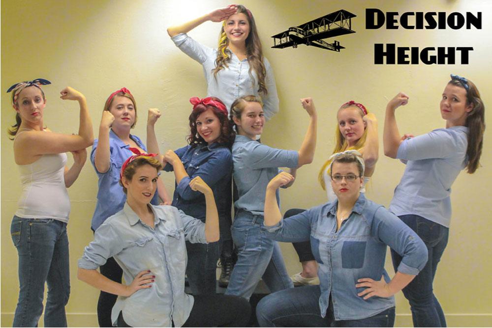 The Appalachian Women’s Theatre Troupe formed last year and is open to any student, regardless of student status, age or interests. This fall’s production is the historical drama “Decision Height” and will be performed on Oct. 9, 10 and 12 in I.G. Greer Studio. Photo by Kerstin VanHuss