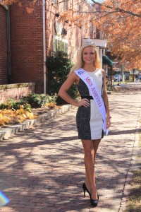 Senior special design major Brianne Schloctt poses for a picture after winning the Miss Asheville Pageant. Courtesy of Kelly Morgan Photography