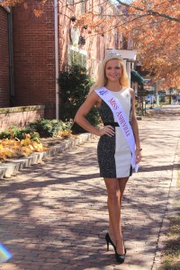 Senior special design major Brianne Schlott poses for a picture after winning the Miss Asheville Pageant. Courtesy of Kelly Morgan Photography