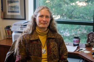 Home development and psychology professor Karen Caldwell in the Reich College of Education building Monday afternoon. Caldwell wrote a grant to support a Marriage and Family therapy program. Photo by Morgan Cook  |  The Appalachian 