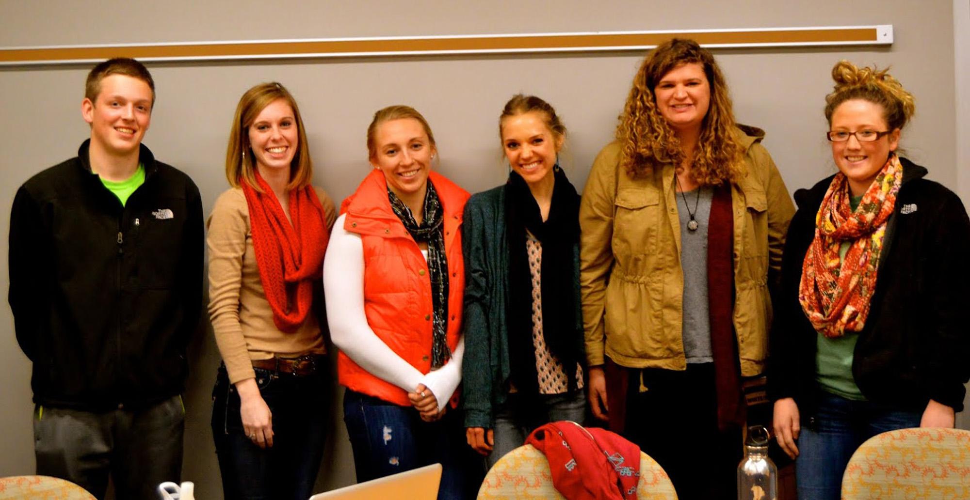 The mentors of the Western Youth Network pose for a group shot. A new club on campus, the Mentoring Club, offers an outlet for mentors to discuss the challenges and the triumphs of working with WYN. Photo by Sarah Hawley  |  The Appalachian