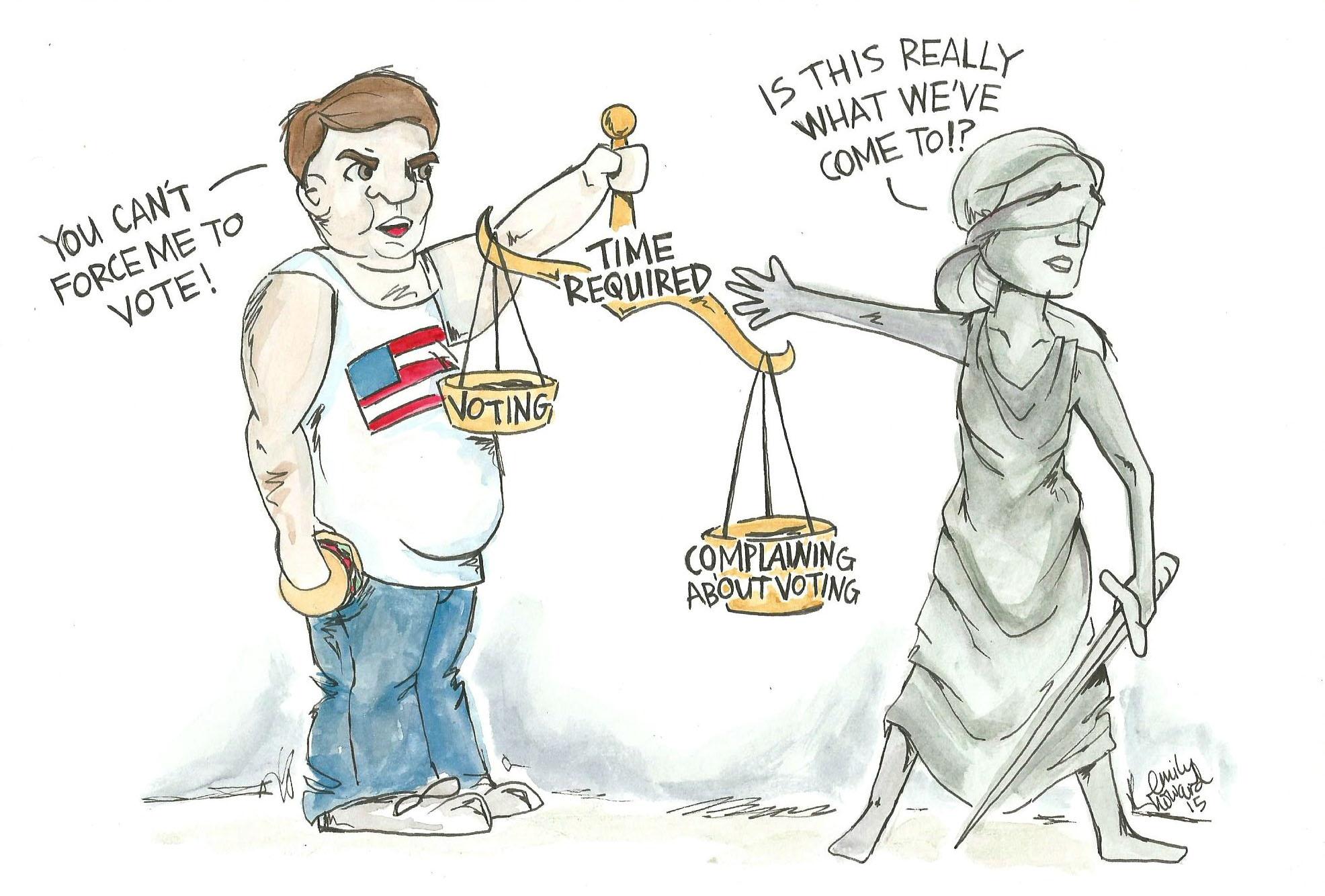 Cartoon: Mandatory voting reform – The Appalachian