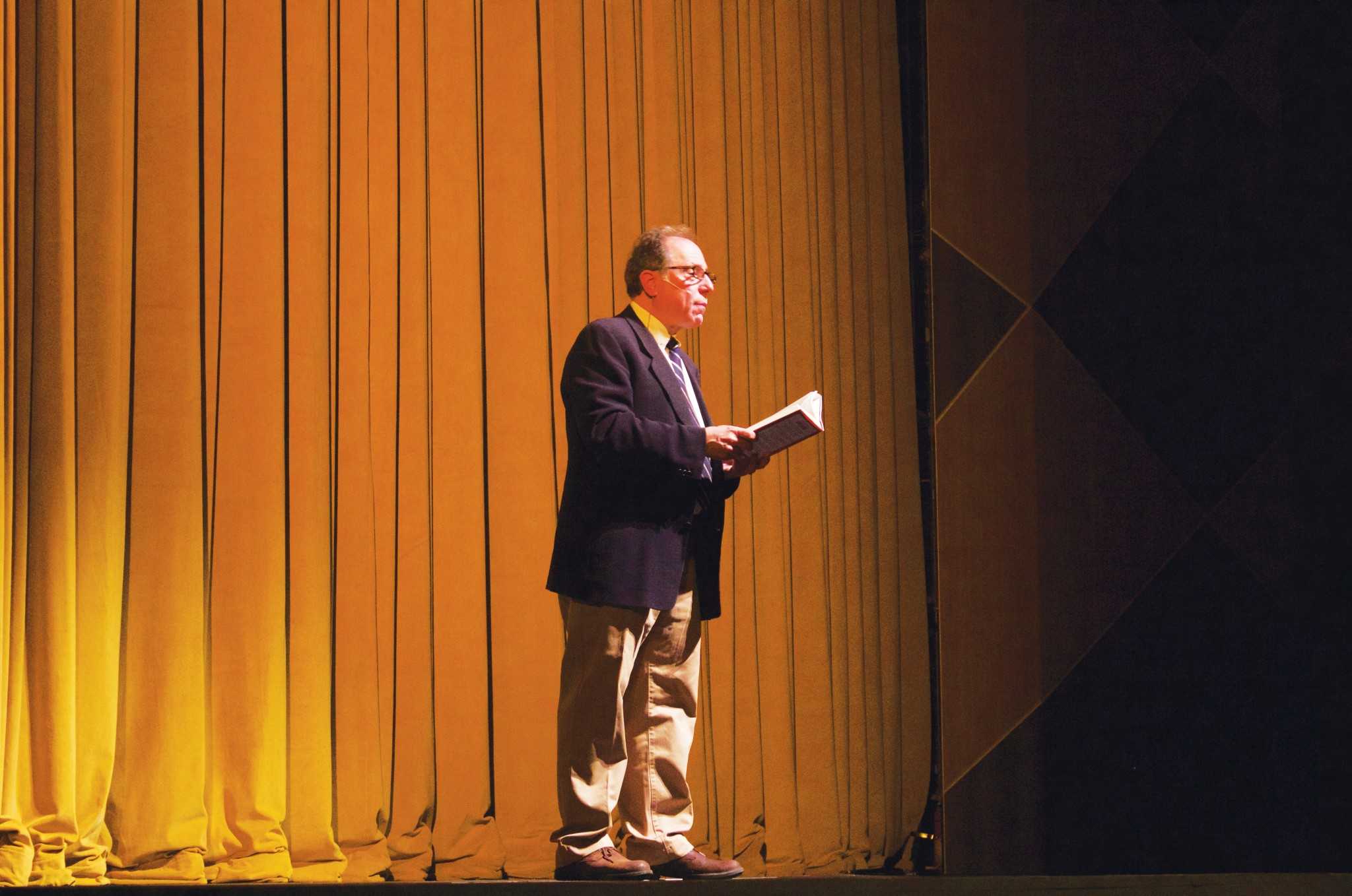 Michael Kimmel gave a lecture about his book, "Guyland: The Perilous World Where Boys Become Men," in the Schaefer Center for the Performing Arts on April 14. Kimmel is a sociology and gender studies professor at Stony Brook University.