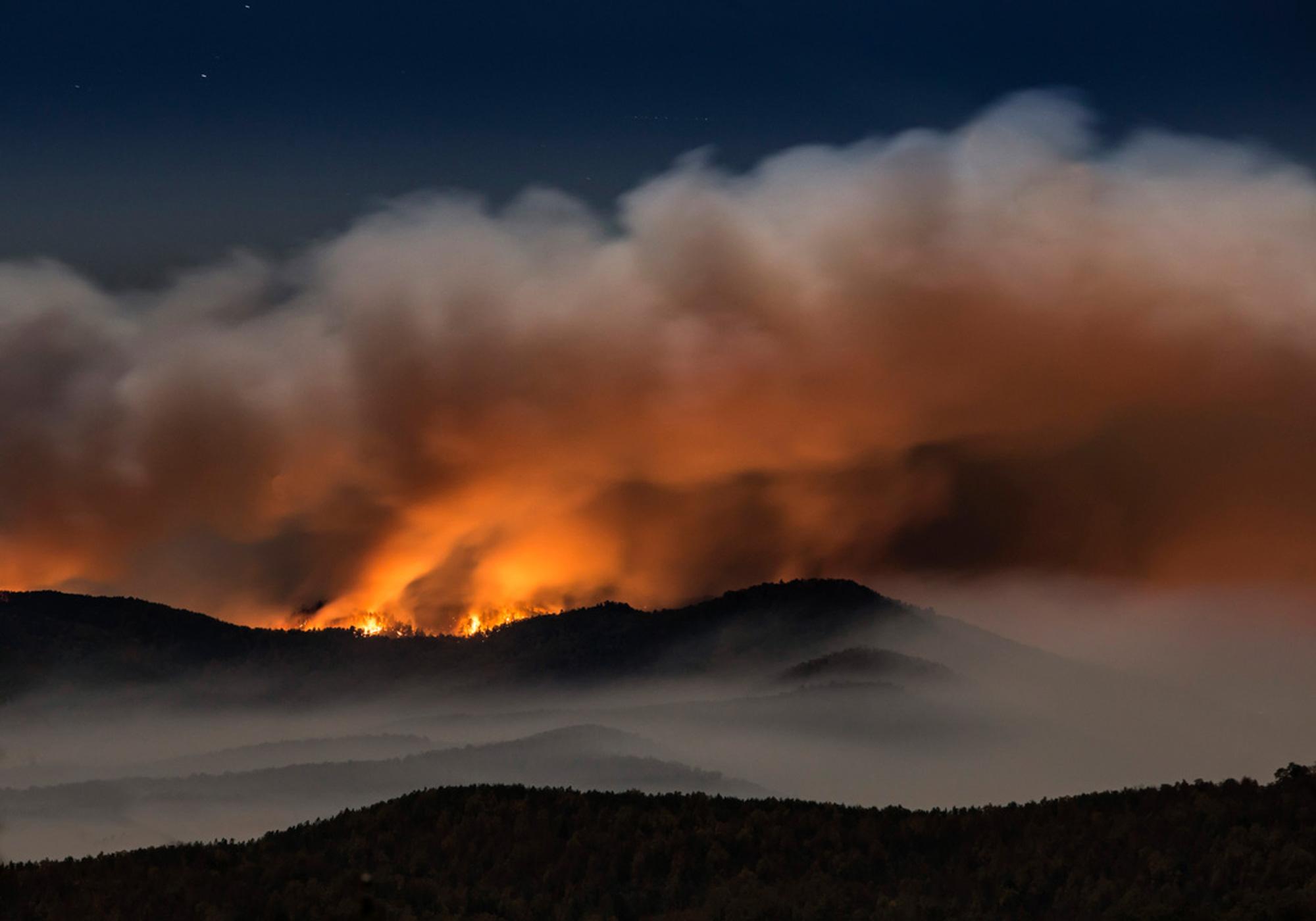 South Mountain Wildfire by Cathy Anderson