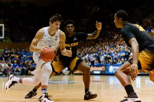 Duke guard Grayson Allen scored 21 points in the first half to put App State in a hole