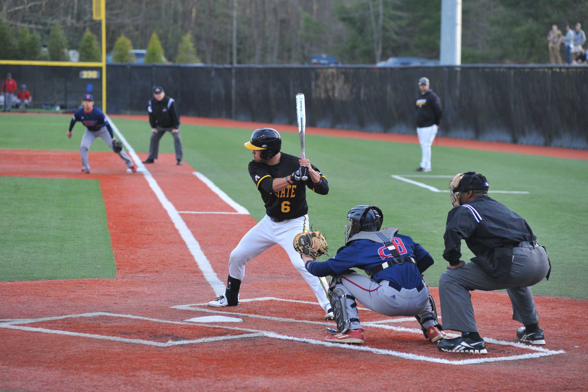 Sophomore outfielder Tyler Stroup at bat during last weekend’s series against South Alabama. Photo courtesy of DC Mayo/App State Athletics.