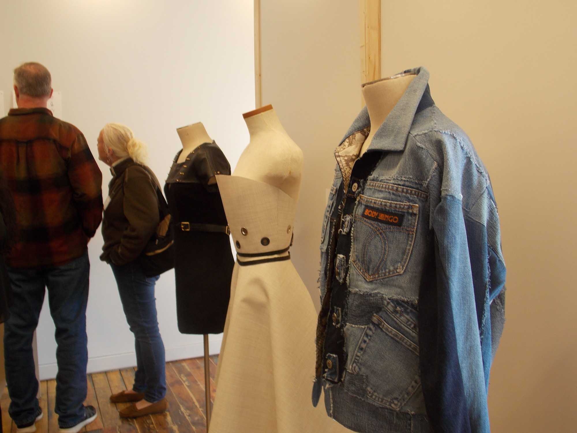 Clothing on display in the Activision exhibit. The exhibit is in the brand new HOW Space which has been renovated by Appalachian State University students enrolled in the IDEXlab course over the past year and is located across from The Local at 182 Howard Street.