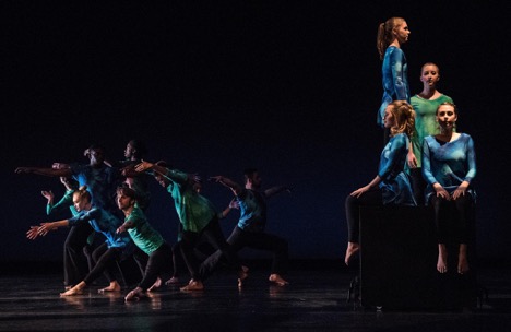 Dancers perform at 2016s Spring Appalachian Dance Ensemble concert.