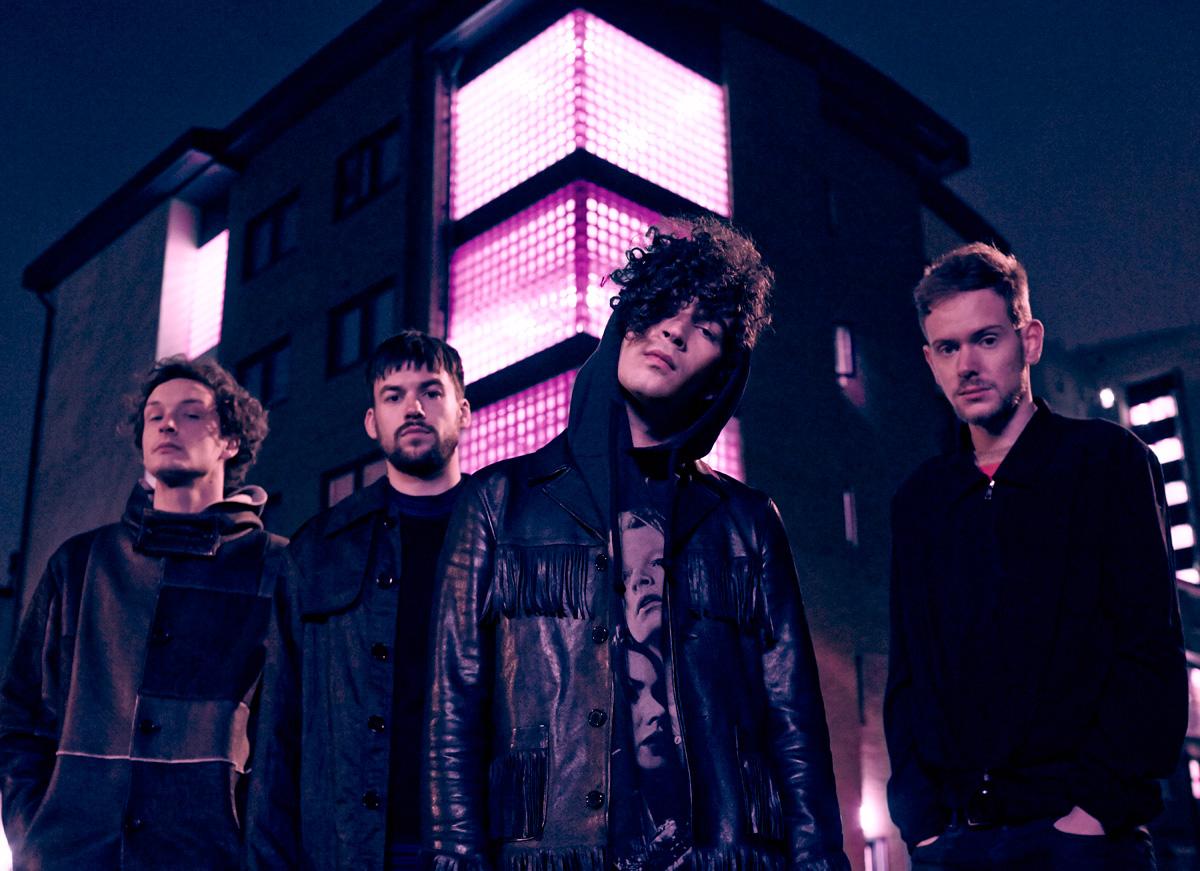 The 1975, from left to right, is made up of band members George Daniel, Ross MacDonald, Matt Healy and Adam Hann.  Photo courtesy of The 1975. 