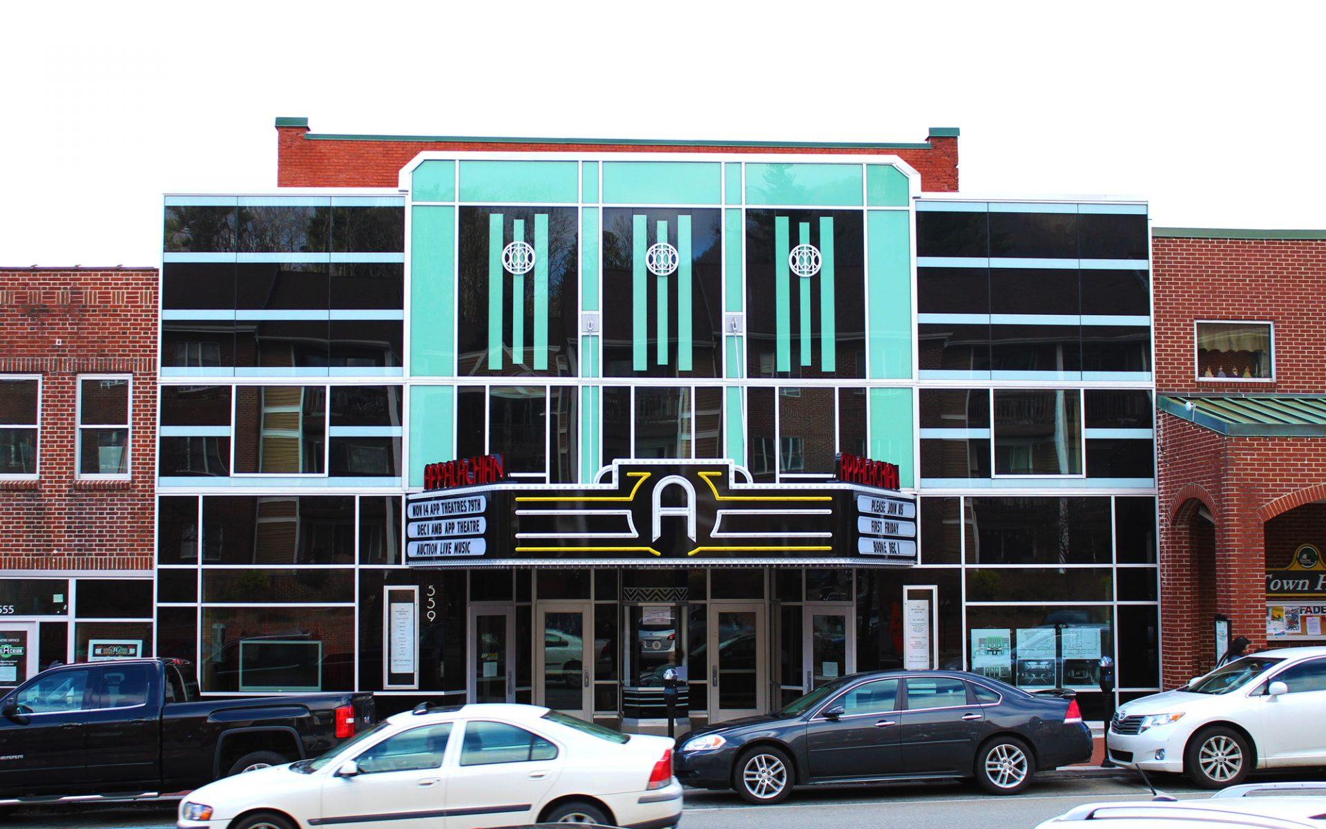 The+Appalachian+Theatre+on+King+Street.+The+theatre+has+been+a+historical+landmark+in+Boone+for+decades.+