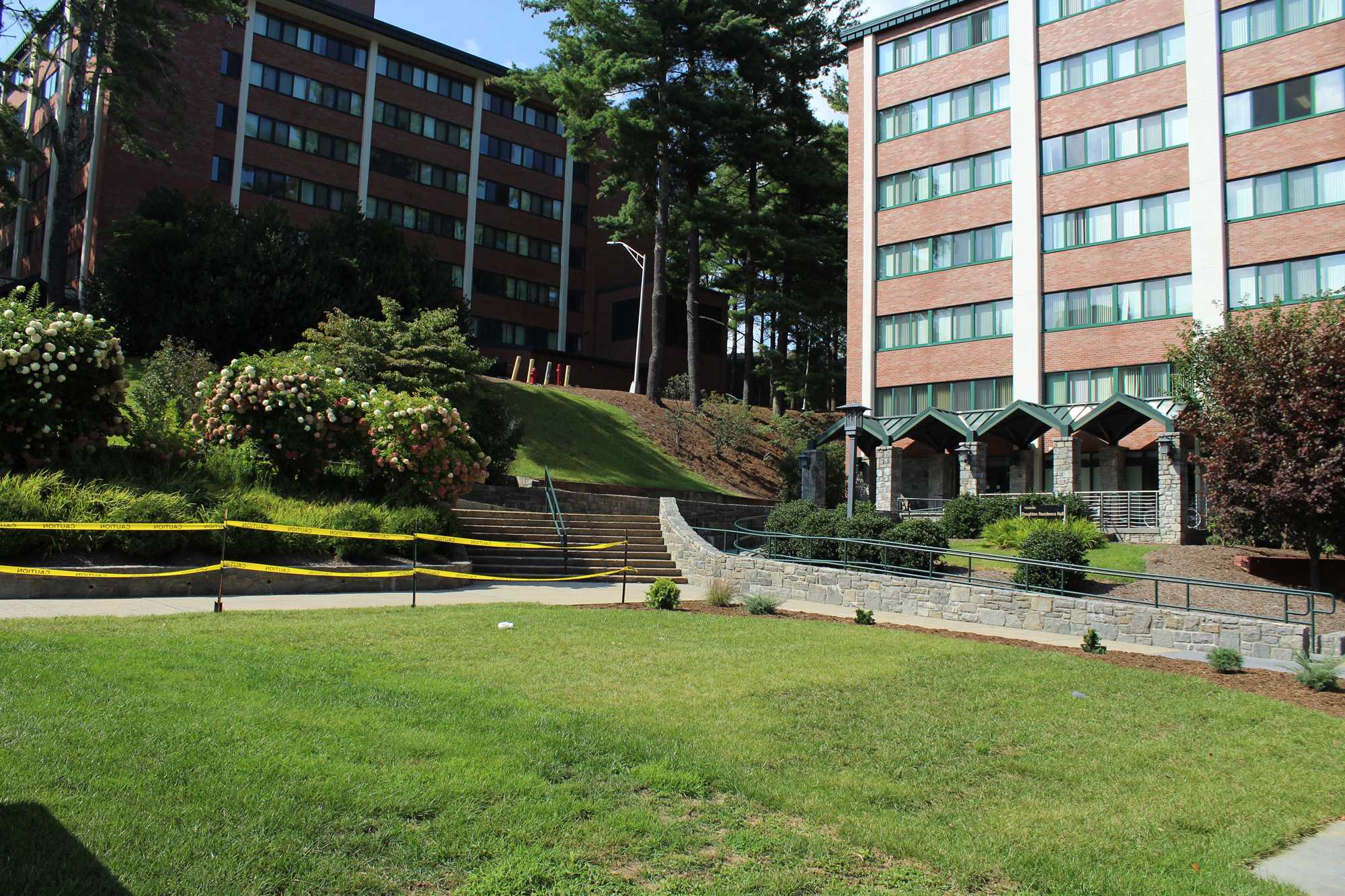 The pit is well-known to student smokers on the east side of campus. The pit is located between Doughton and Lovill residence halls