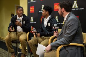 Football recruit Jermaine McDaniel discusses with App State play-by-play announcer Adam Witten why he commited to Appalachian State. 