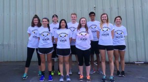 Back row: Emily Howard, Collin Sheppard, Austin Gregory, Suryaveer Singh, Grayson Russell. Front row: Sarah Bowden, Kathryn Pryor, Katie Zweig, Morgan Pilcher.