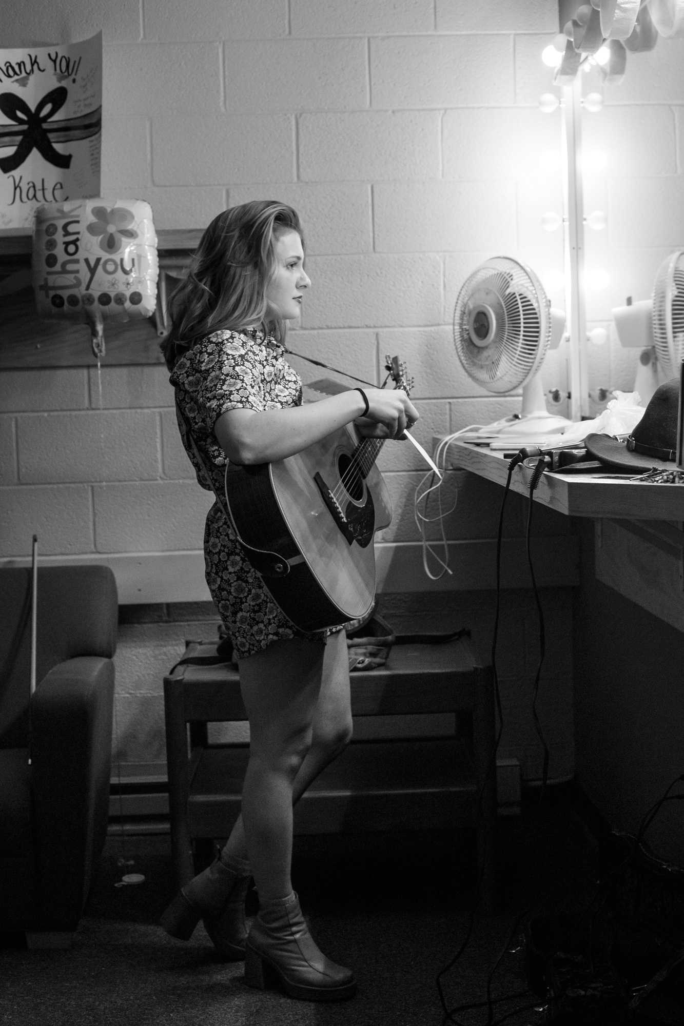 Kate Rhudy prepares to perform as the opening act for Mipso on Thursday, April 21 at Legends. Photo courtesy Kendall Bailey Atwater.