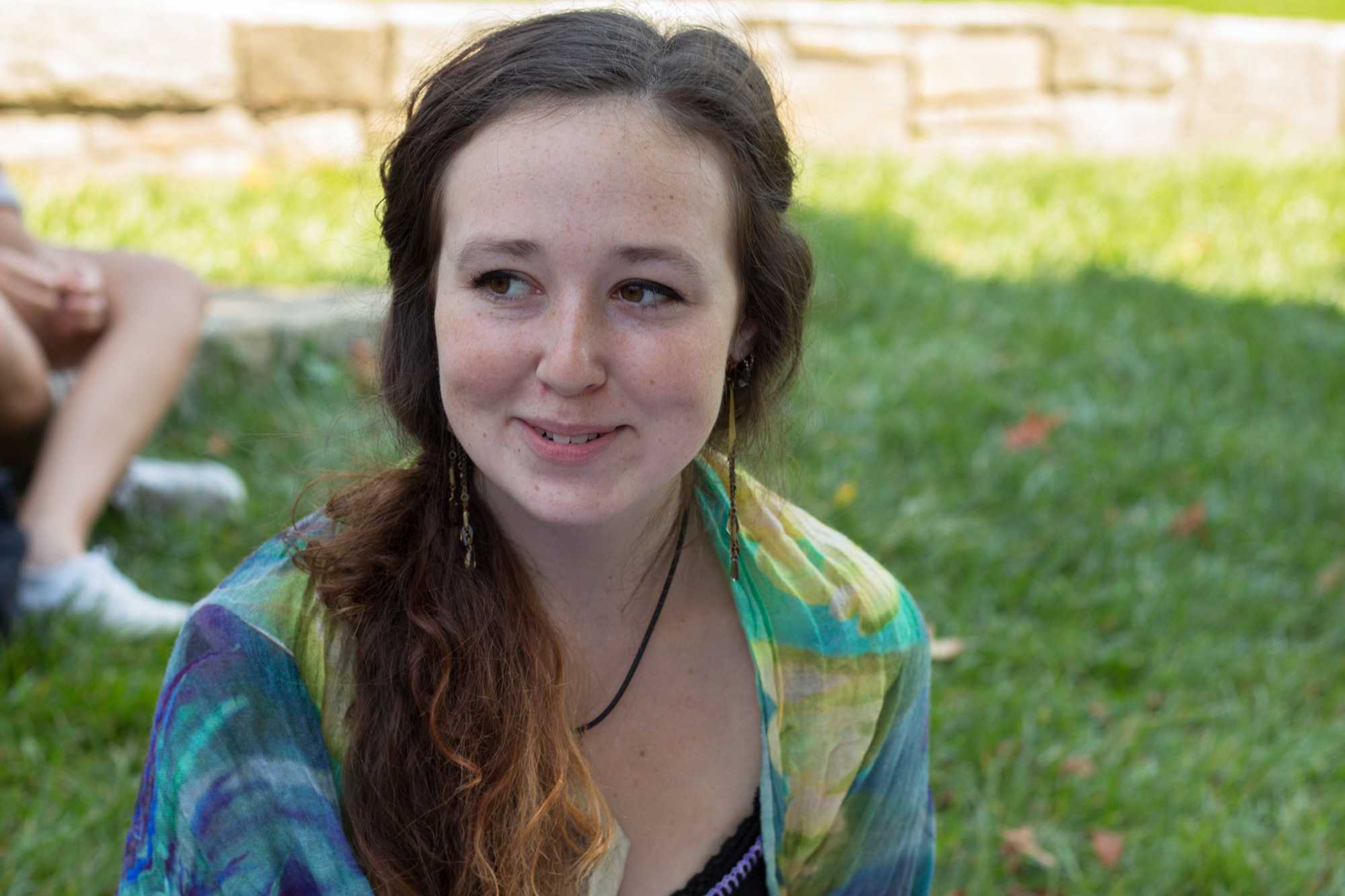 Senior art education major Shauna Caldwell started  the annual event Art Drop Day on App State’s campus last year.