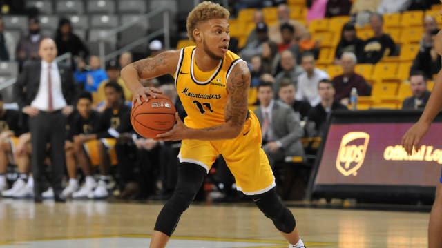 Guard Emarius Logan finished the game with a career high 21 points.
Photo Courtesy: App State Athletics