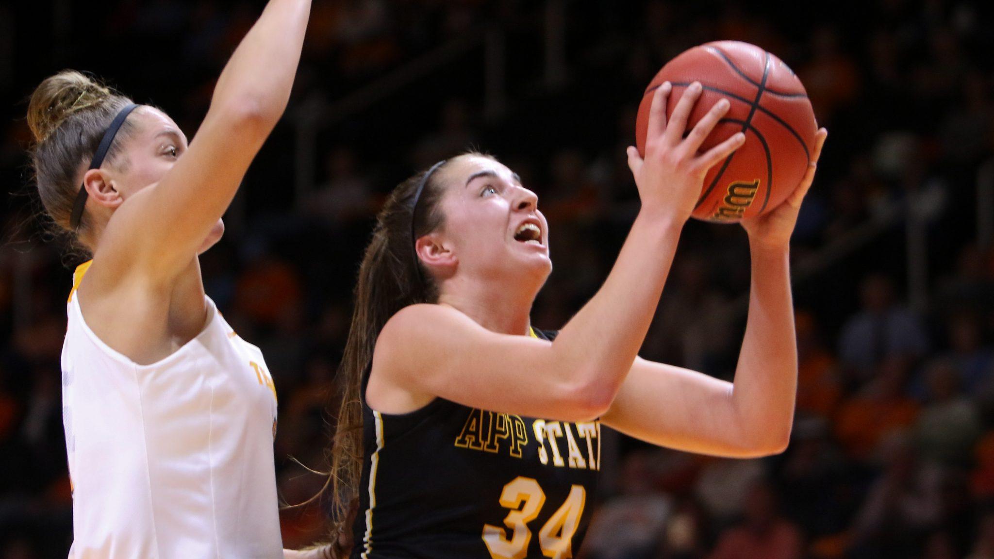 Appalachian State takes on Tennessee in non-conference womens basketball action at Thompson-Boling Arena on Wednesday, December 14, 2016 in Knoxville, Tennessee.
Photo Courtesy: App State Athletics/Randy Sartin