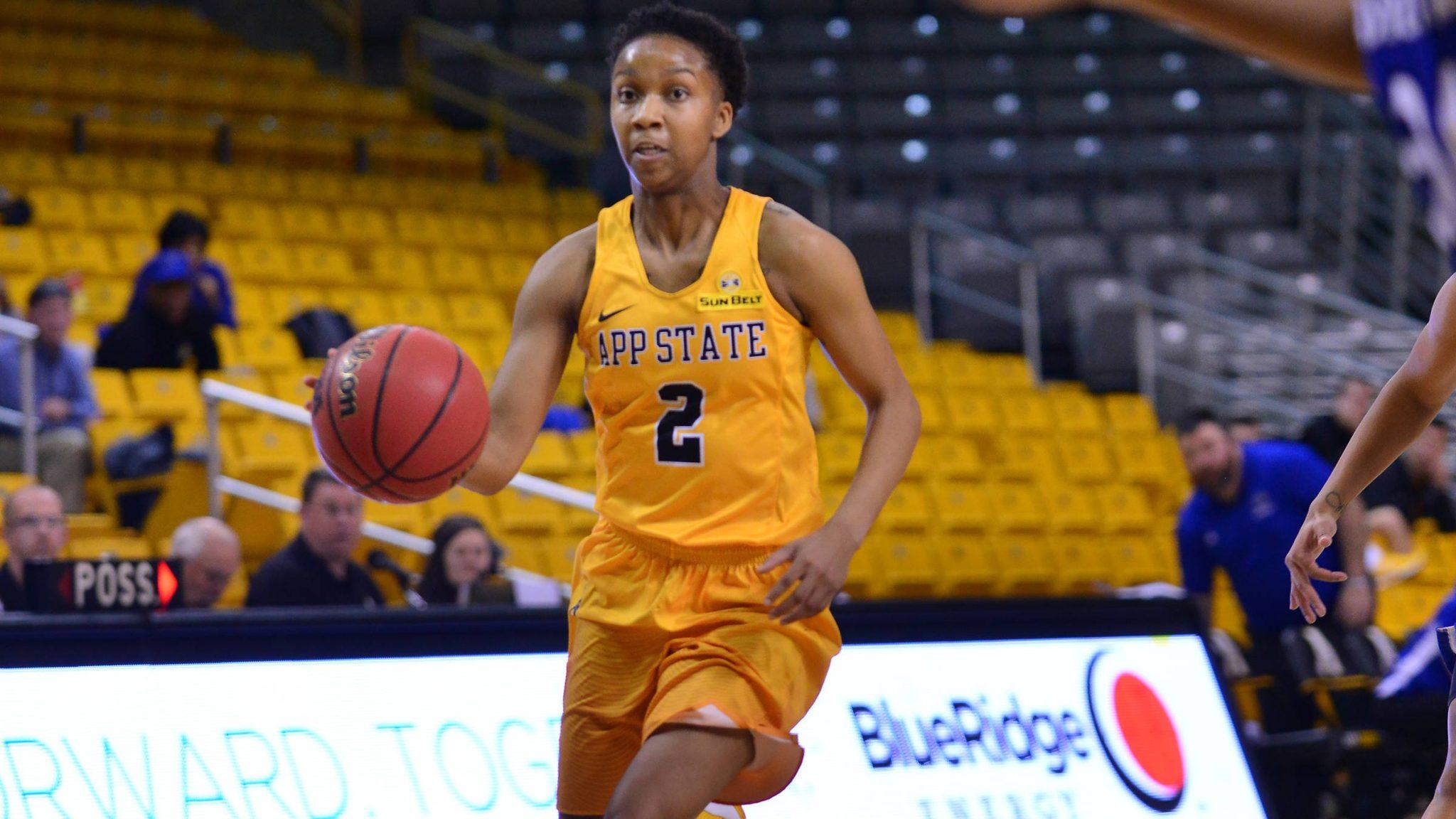 App State womens basketball finish their non-conference schedule with a 5-6 record.
Photo courtesy: App State Athletics/Diana Gates 
