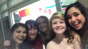 Marina Delgreco takes a selfie alongside a bunch of Second Chance Prom attendees in 2017. This year the dance with be on Friday, February 16th and hosted by the LGBT center. 