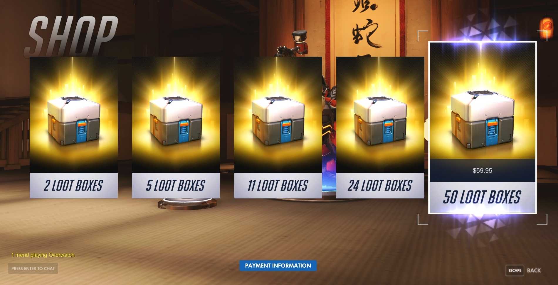 Loot boxes are an unfortunate side-effect of modern gaming practices