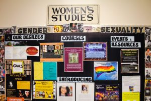 The Gender, Women’s ad Sexuality Studies program is affiliated with the Department of Cultural, Gender and Global Studies. 
