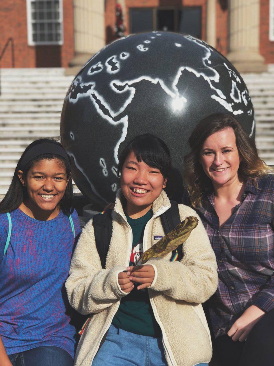 Members of iPals, Larrisa Jenkins (left), Sayoko Naka (middle), Shannon Bartolac (right). 