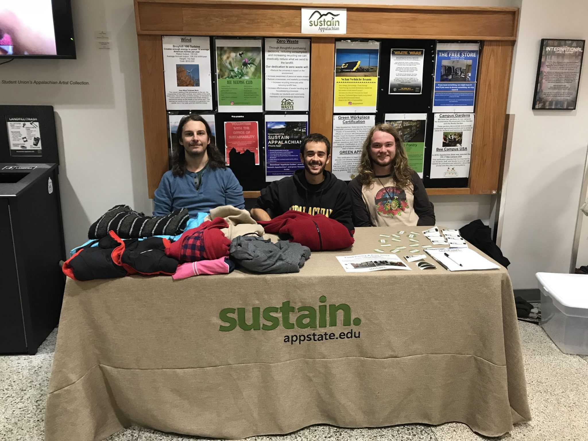 The Office of Sustainability adds winter clothing to Free Store
