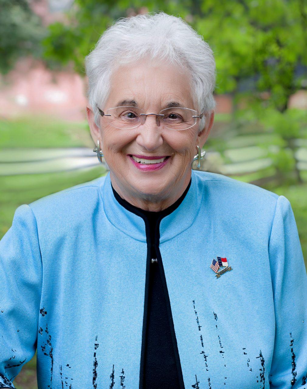 Congresswoman Virginia Foxx, incumbent republican candidate for the 5th congressional district. Foxx is running this fall to be elected for the 7th time.