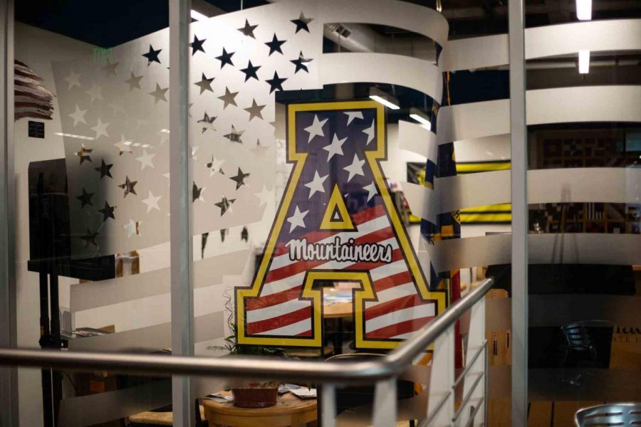 The Major General Edward M. Reeder Jr. Student Veteran Resource Center, located on the second floor of the Plemmons Student Union. App state was named a 2019-20 military friendly school for helping student veterans and those on duty succeed on and off-campus by Military Friendly.