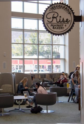 The Rise Market and Bakery is located inside of Leon Levine Hall of Health Sciences. Rise is implementing sustainable practices, like sourcing coffee and baked goods from local businesses. 