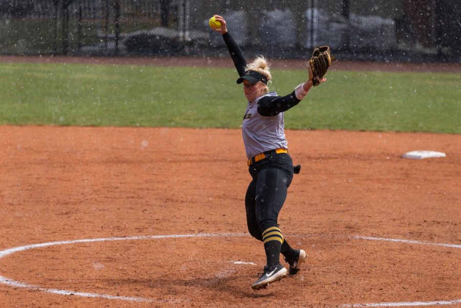 Junior pitcher Kenzie Longanecker is 13-1 so far on the season and has the lowest ERA on the team of all players with more than 8 appearances.