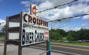 Crossfire United Methodist Church is located in North Wilkesboro off of N.C. Highway 115 and holds church services every Sunday at 10:45 a.m.