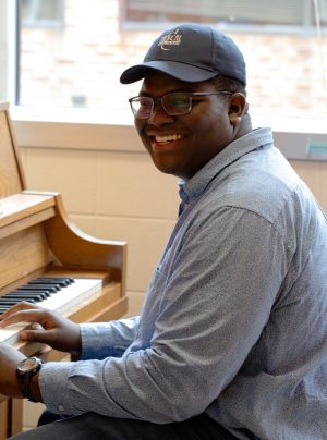 Sophomore Sterling Wilson is in the process of starting a campus Chapter of Musical Empowerment. The club would provide music lessons to children in need.