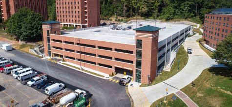 Appalachians newest parking facility features 477 spaces and is now open for use. Photo By Marie Freeman.