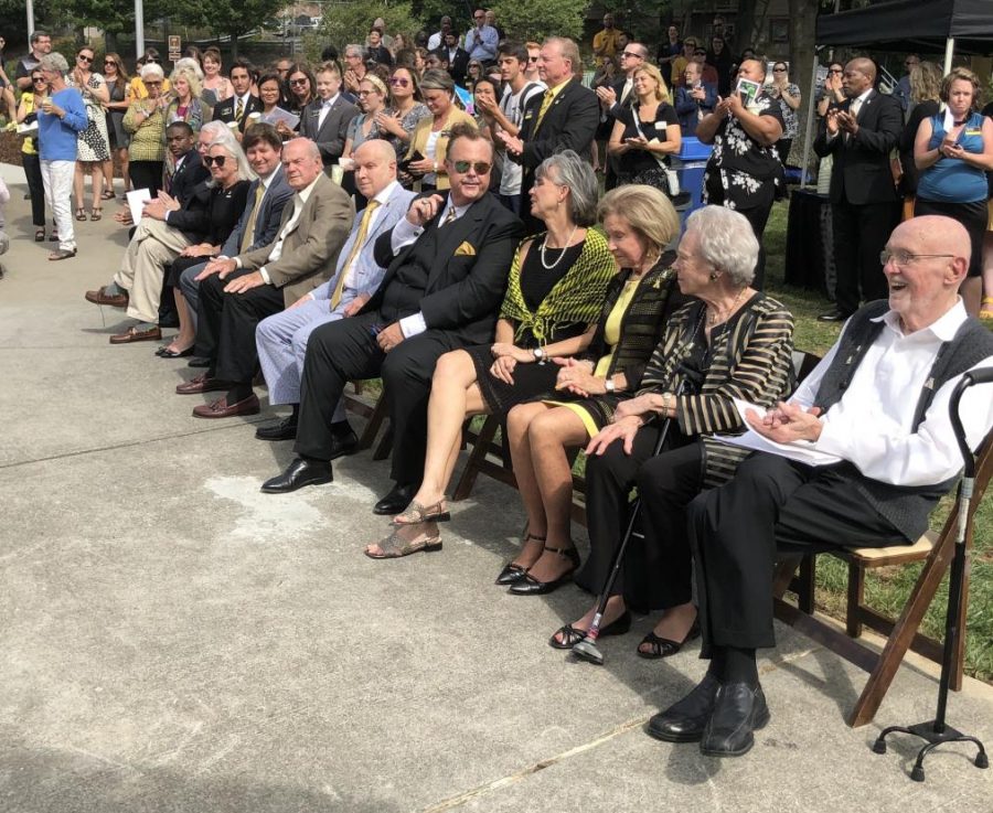 The inaugural class of the Bell Ringers Society. 