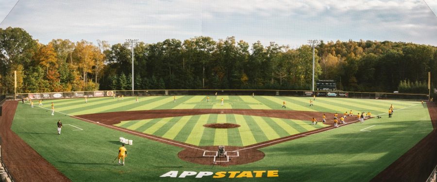 App State’s new baseball turf system replaced the original system that had been in use at Jim and Bettie Smith Stadium since it opened in 2007. “It’s a great product,” head coach Kermit Smith said. 
