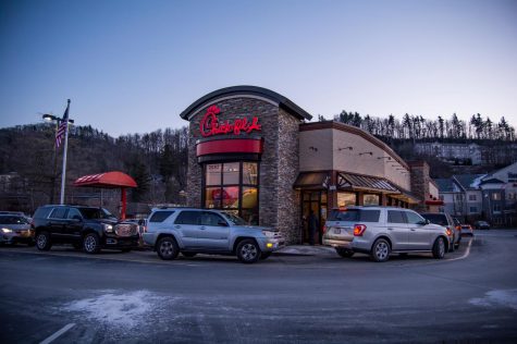 The Chick-fil-A located at 2082 Blowing Rock Road recently put an end to its College Night promotion due to overwhelming demand for the business capacity. The promotion also resulted in parking overflow into nearby Makotos and Applebees.