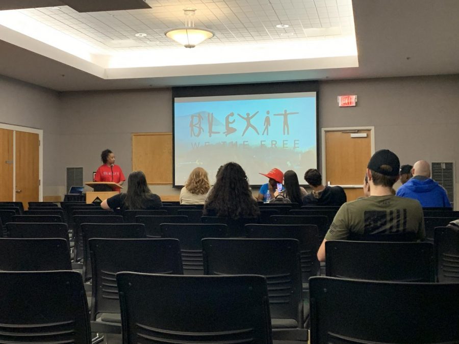 App States chapter of Turning Point USA, a conservative nonprofit, hosted BLEXIT NC, a nonprofit aimed at advancing minority communities in the United States Tuesday