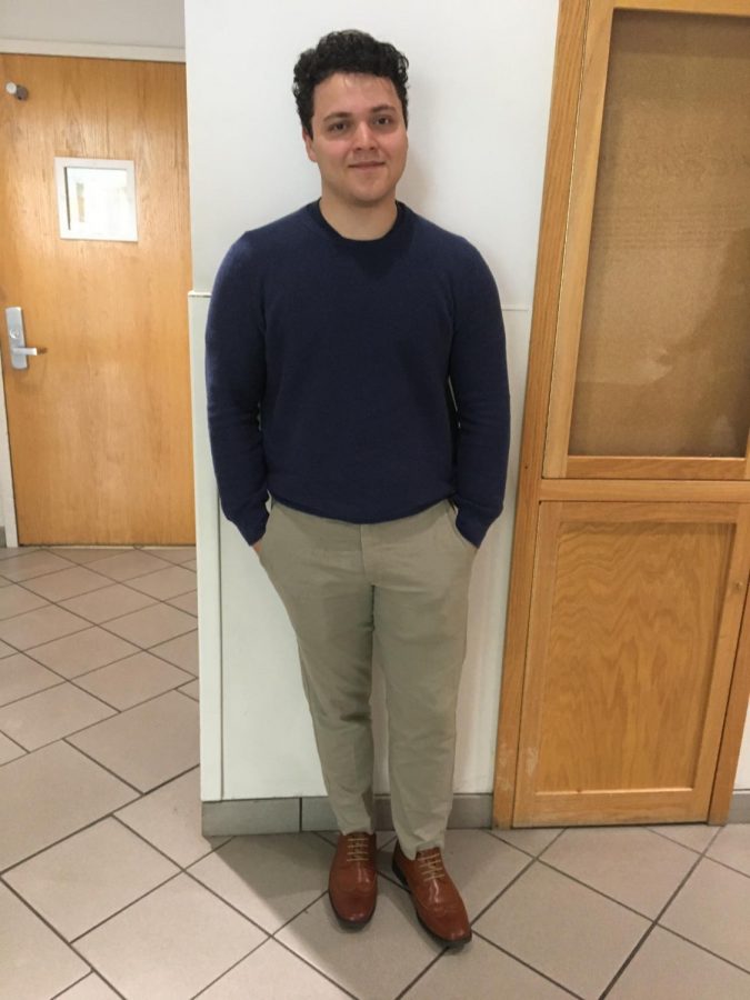Sophomore computer information sciences major Owen Gonzalez attended the Career Development Centers Internship Expo on Jan. 29, hoping to find internship opportunities in cybersecurity. Gonzalez said he wanted mix comfort with professional to feel comfortable and confident at the same time.