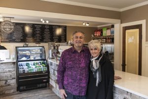 Jim and Kathy Kozak are the owners of Boones newest espresso cafe, Talia Espresso. This is the Kozaks second location, expanding their goal of bringing European espresso to this region,