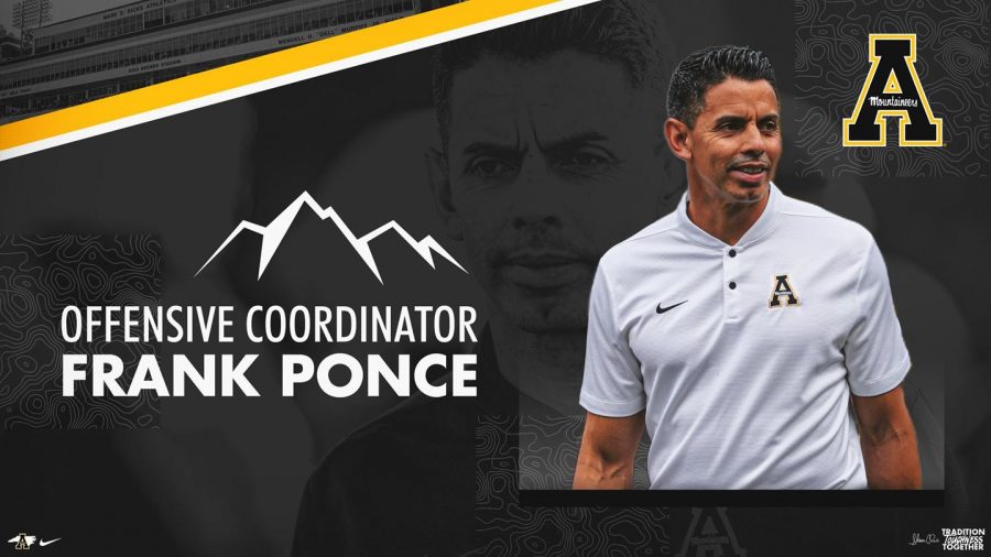 App State football head coach Shawn Clark named Frank Ponce as the programs new offensive coordinator. Ponce coached on Scott Satterfields staffs at App State and Louisville from 2013-2020. 